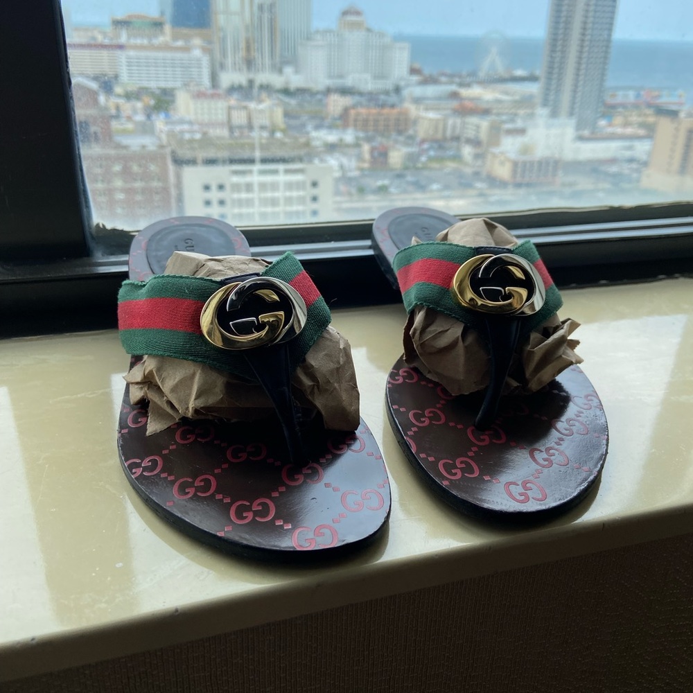 GG Thong Web Sandals